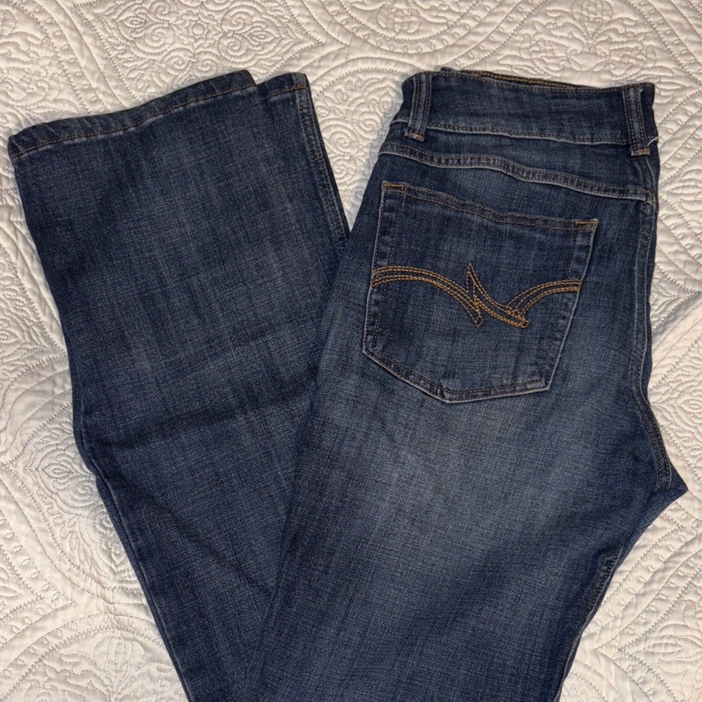 Wrangler Dark Blue Boot Cut Jeans